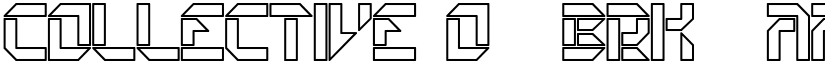 Collective O (BRK) font