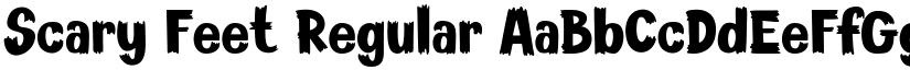 Scary Feet font download