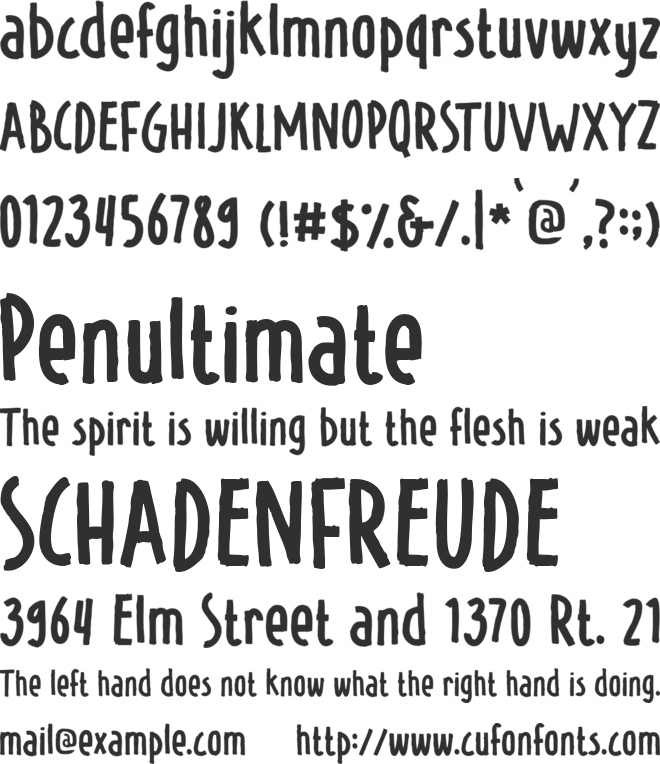 Going Smooth font preview