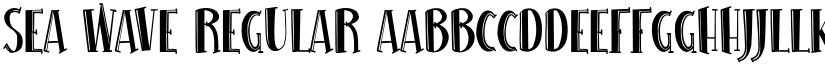 SEA WAVE Regular font