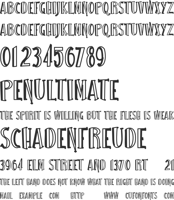 Sea Sand font preview