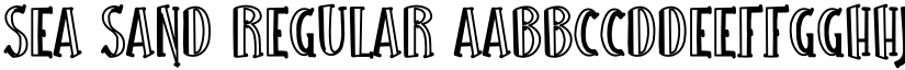 Sea Sand Regular font
