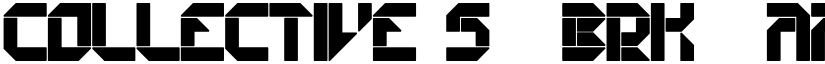 Collective S (BRK) font