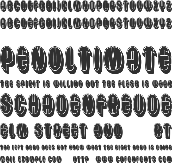 Squirrel font preview