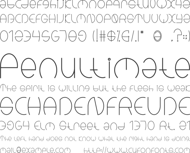 Kinders font preview