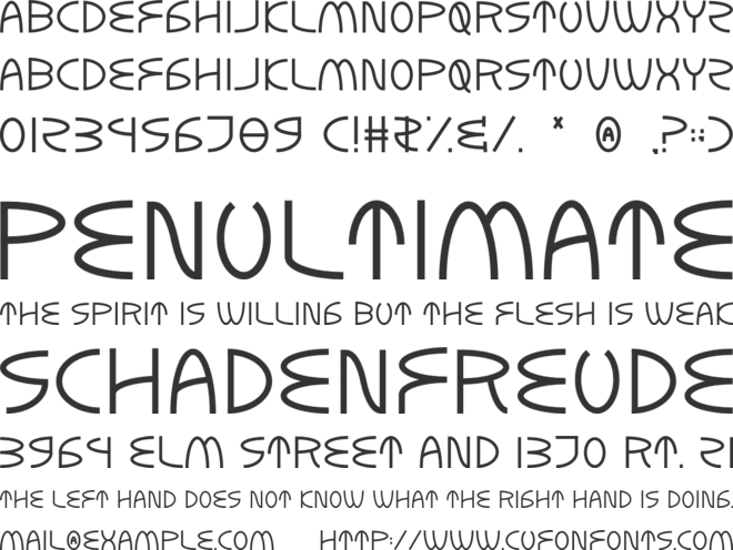 Mixqueen font preview
