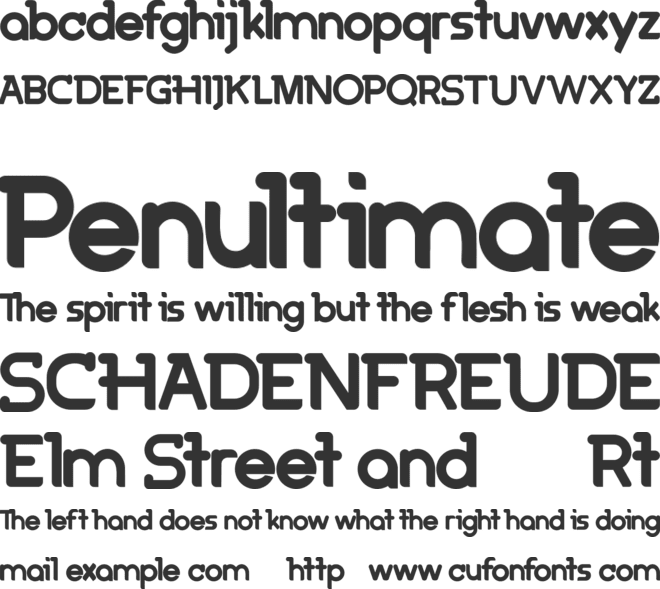 Bigote FREE font preview