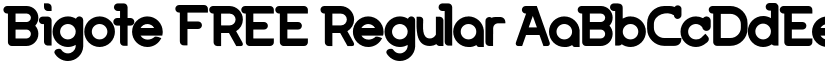 Bigote FREE Regular font