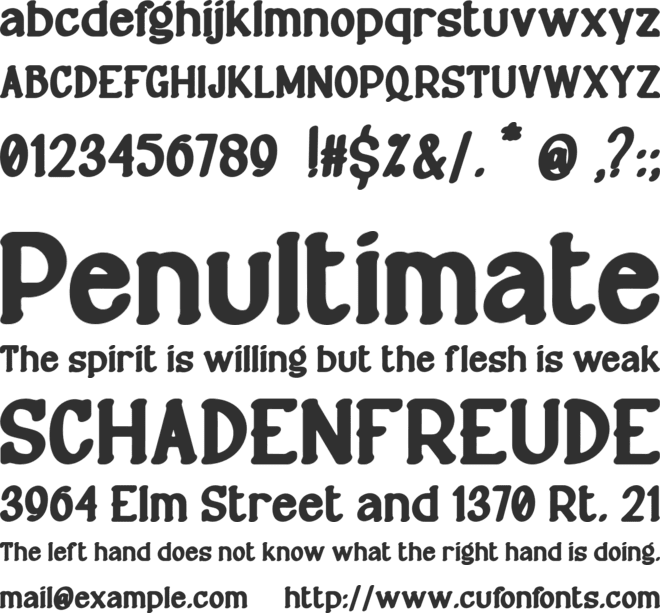 Rusthic FREE font preview