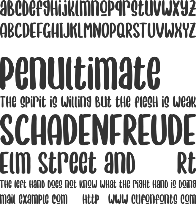 Mellifluous FREE font preview