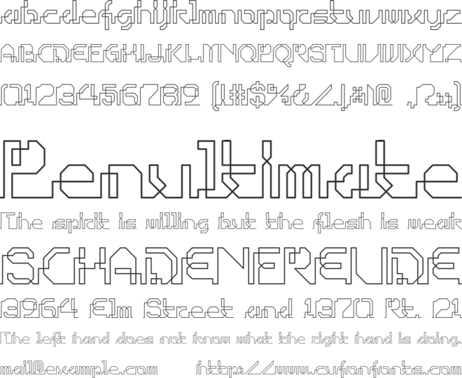 Ohio Player font preview