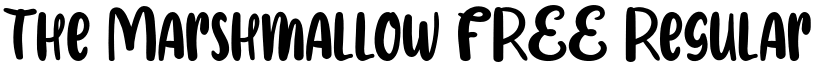 The Marshmallow FREE Regular font