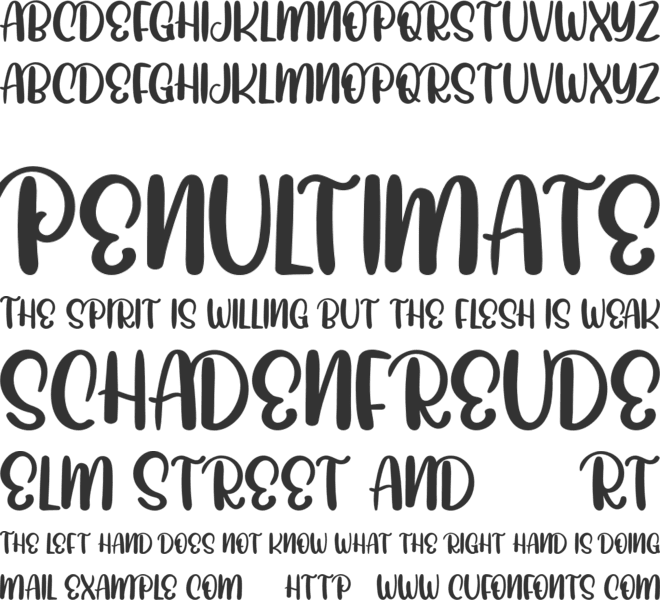 Joyfully FREE font preview