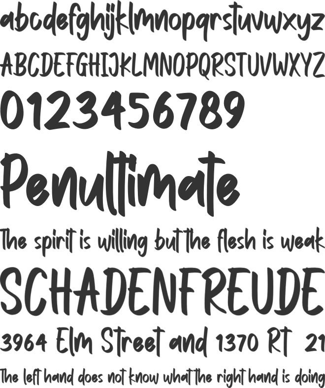 dark glitter FREE font preview