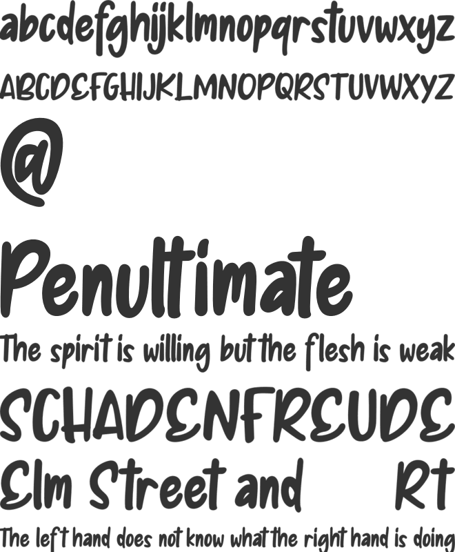 Afika FREE font preview