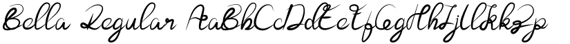 Bella Regular font