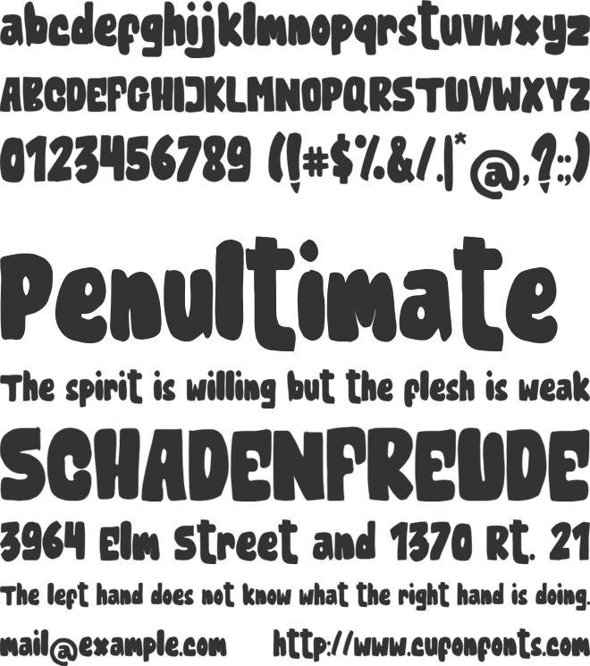 Harlem Boston font preview