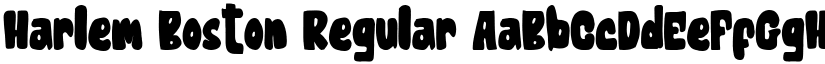 Harlem Boston Regular font