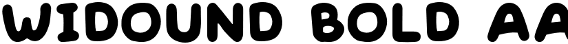 Widound Bold font