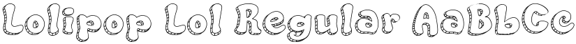 Lolipop Lol Regular font