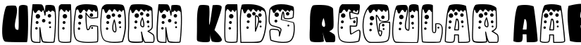 Unicorn Kids Regular font