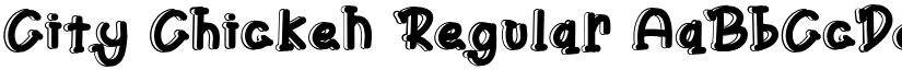 City Chicken Regular font