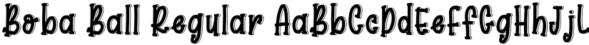 Boba Ball Regular font