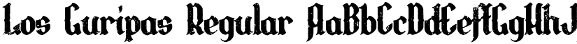 Los Guripas Regular font