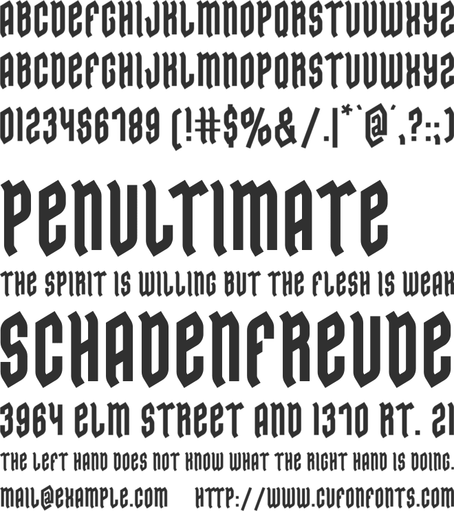 Edge font preview