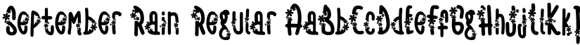 September Rain Regular font