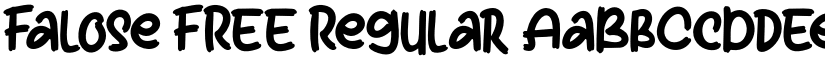 Falose FREE Regular font