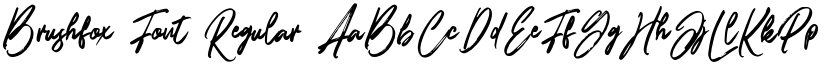 Brushfox Font font download