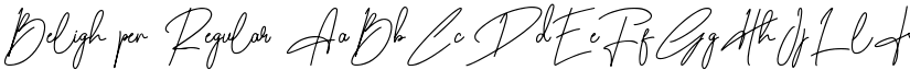 Beligh pen Regular font