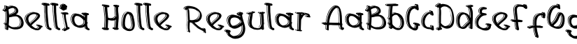 Bellia Holle font download