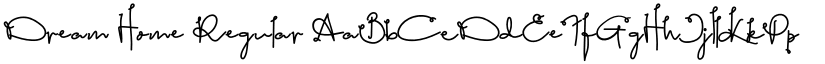 Dream Home Regular font