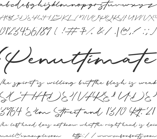 Briquete font preview