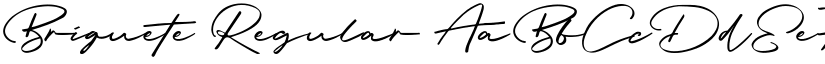 Briquete Regular font