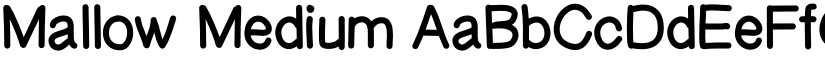 Mallow Medium font