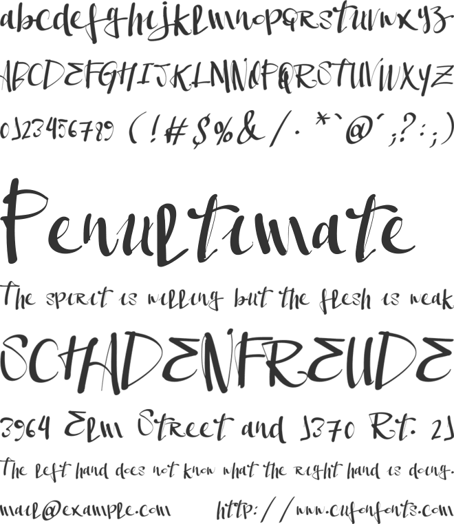 Vtks Normal font preview