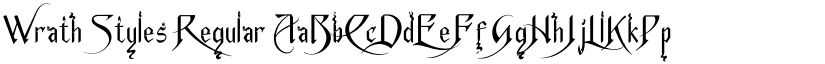 Wrath Styles Regular font