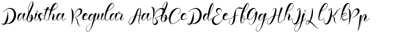 Dabistha Regular font