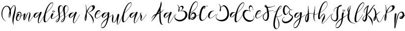 Monalissa Regular font