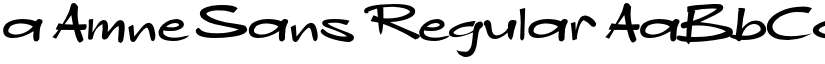 a Amne Sans Regular font
