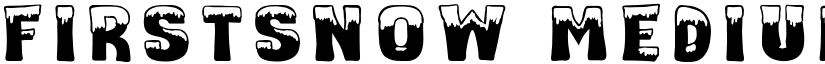 firstsnow Medium font