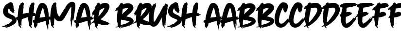 Shamar Brush font