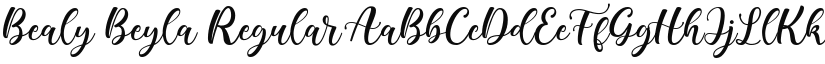 Bealy Beyla font download