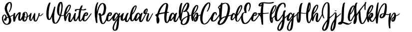 Snow White Regular font