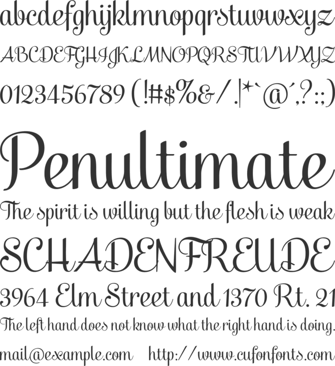 BB Give Me A Sign font preview