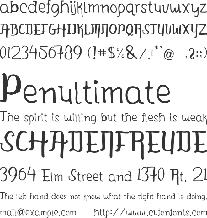 KINGDOM STORIA font preview