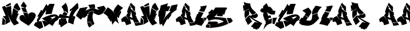 NIghtvandals Regular font